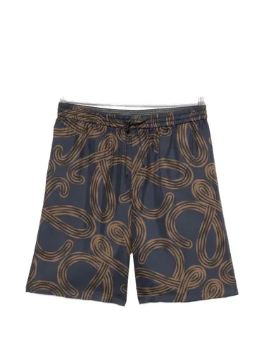Printed Silk Shorts - LOEWE PAULA'S IBIZA - Modalova