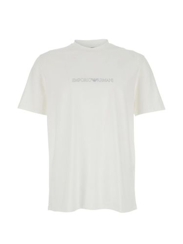 Emporio Armani Logo Cotton T-Shirt - Emporio Armani - Modalova