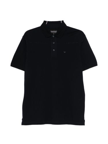 Logo Cotton Polo Shirt - Emporio Armani - Modalova