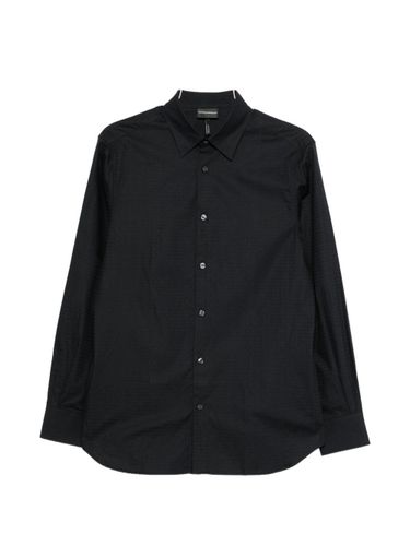 Emporio Armani Logo Cotton Shirt - Emporio Armani - Modalova