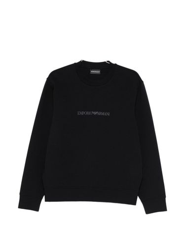 Logo Cotton Sweatshirt - Emporio Armani - Modalova
