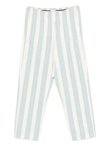 Striped Drawstring Trousers - Forte Forte - Modalova