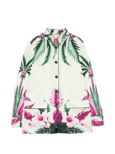 Printed Silk Jacket - FOR RESTLESS SLEEPERS - Modalova