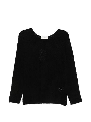 DUNST Crochet Crewneck Jumper - DUNST - Modalova