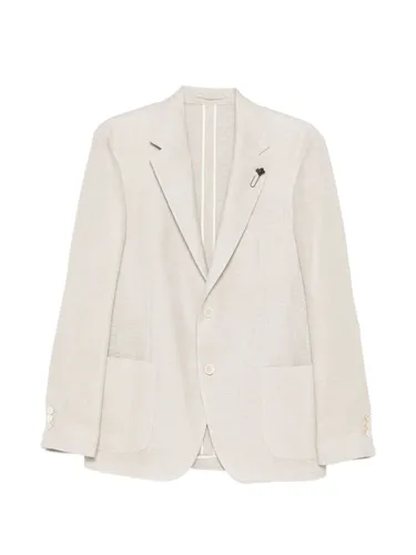 Lardini Wool And Linen Blazer - Lardini - Modalova