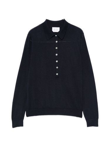 Cashmere And Silk Polo Sweater - BEYOU - Modalova