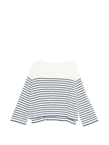 CT PLAGE Striped Cotton Sweater - CT PLAGE - Modalova