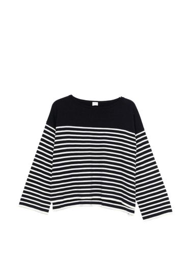 CT PLAGE Striped Cotton Sweater - CT PLAGE - Modalova