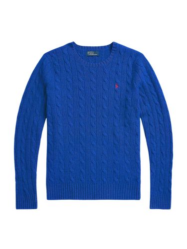 Cable Knit Sweater With Logo - POLO RALPH LAUREN - Modalova