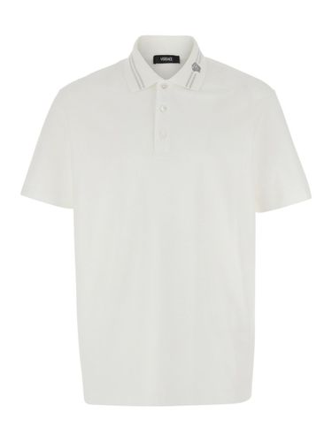 Versace Cotton Polo Shirt - Versace - Modalova