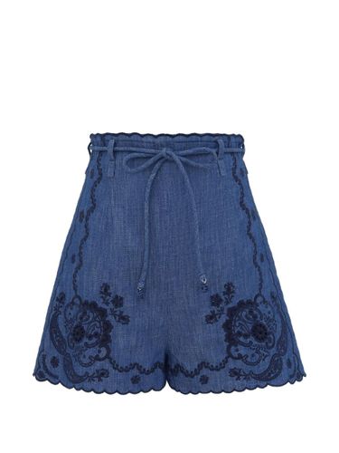 Zimmermann Aster Denim Shorts - Zimmermann - Modalova