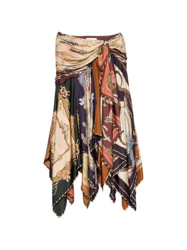Valiant Printed Silk Skirt - Zimmermann - Modalova