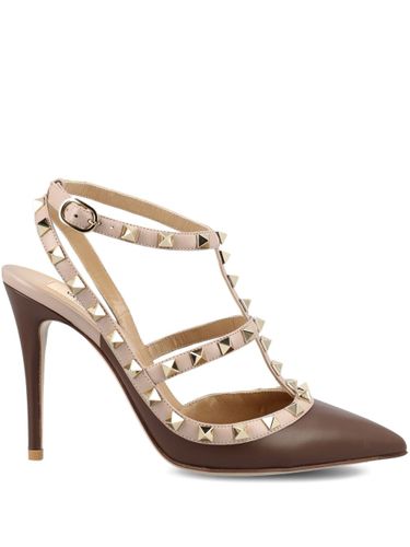 Rockstud Leather Pumps - Valentino Garavani - Modalova