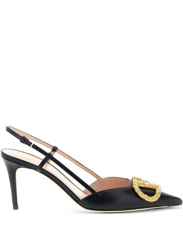 Vlogo Signature Leather Slingback Pumps - Valentino Garavani - Modalova