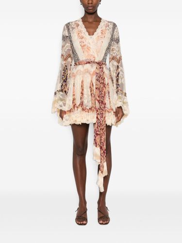 Valiant Printed Silk Mini Dress - Zimmermann - Modalova
