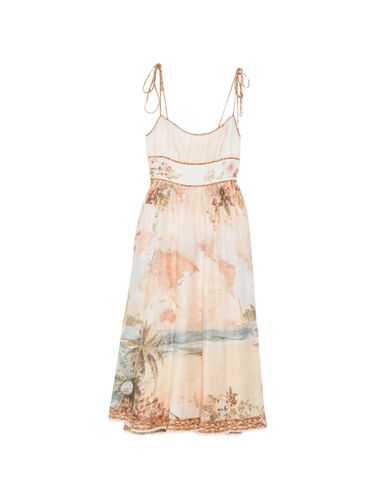 Zimmermann Mahon Linen Picnic Dress - Zimmermann - Modalova