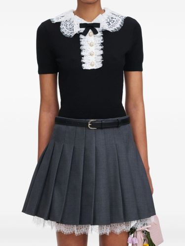 SELF PORTRAIT Lace Collar Top - SELF PORTRAIT - Modalova