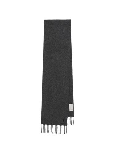 Ami Paris Ami De Coeur Wool Scarf - Ami Paris - Modalova