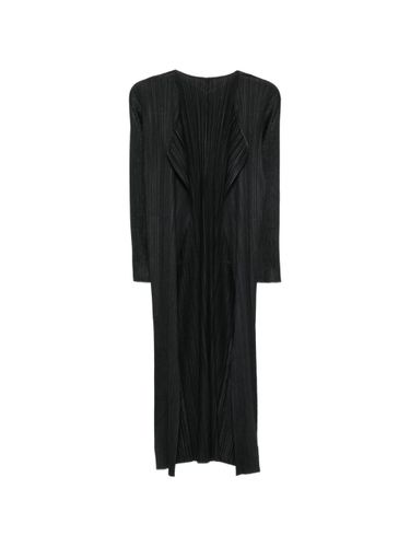 Pleated Long Cardigan - PLEATS PLEASE ISSEY MIYAKE - Modalova