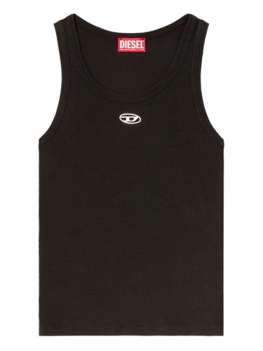 Diesel Logo Cotton Tank Top - Diesel - Modalova