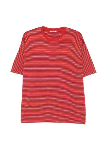 AURALEE Wool Striped T-Shirt - AURALEE - Modalova