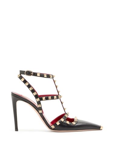 Rockstud Leather Pumps - Valentino Garavani - Modalova