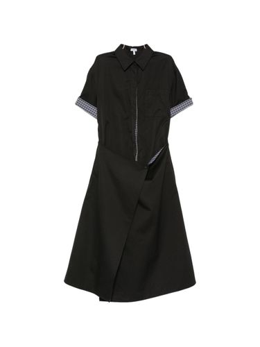 Loewe Cotton And Silk Long Dress - Loewe - Modalova
