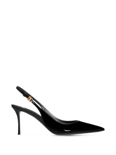 Patent Leather Slingback Pumps - Dolce & Gabbana - Modalova