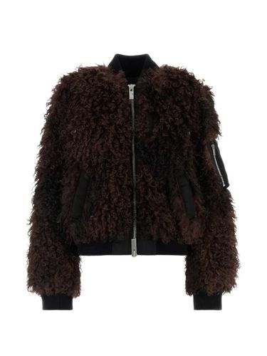 Sacai Faux-Fur Bomber Jacket - Sacai - Modalova