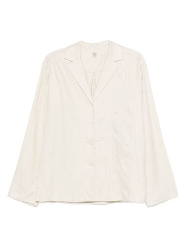 TOTEME Monogram Pajama Shirt - TOTEME - Modalova