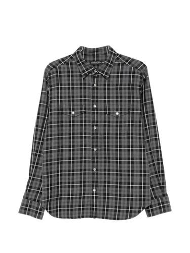 Tom Ford Checked Cotton Shirt - Tom Ford - Modalova