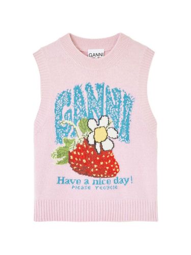GANNI Wool Vest - GANNI - Modalova
