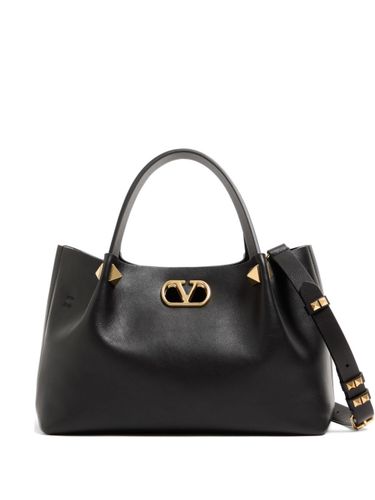 Vlogo Signature Small Leather Tote - Valentino Garavani - Modalova
