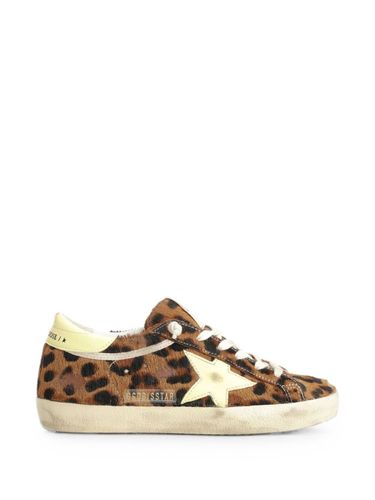 Super Star Leather Sneakers - Golden Goose - Modalova
