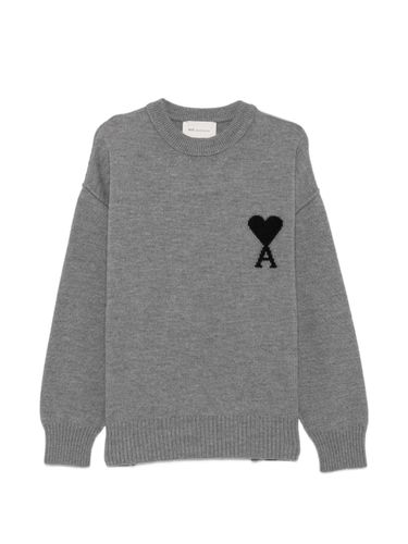 Ami De Coeur Wool Crewneck Sweater - Ami Paris - Modalova