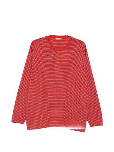 AURALEE Wool Striped T-Shirt - AURALEE - Modalova