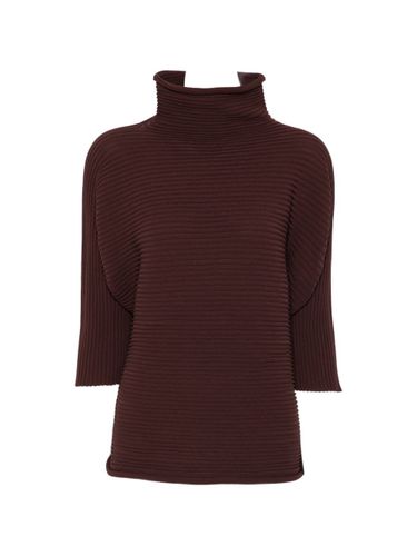 Pleated High-Neck Top - PLEATS PLEASE ISSEY MIYAKE - Modalova