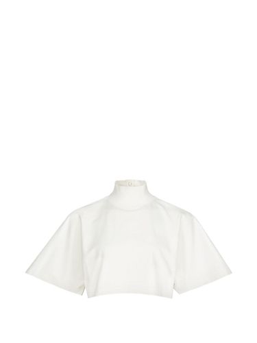 Alaïa Cotton High-Neck Top - Alaïa - Modalova