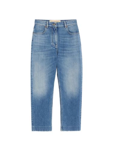 Valentino Denim Cotton Jeans - Valentino - Modalova