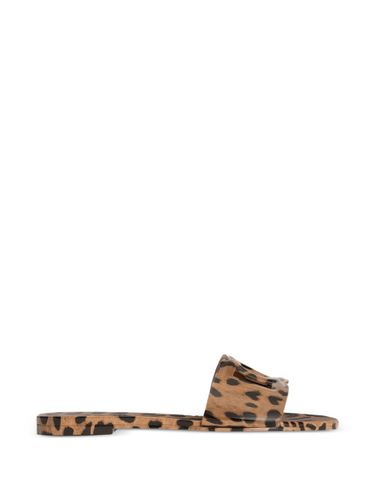 Dg Logo Flat Sandals - Dolce & Gabbana - Modalova