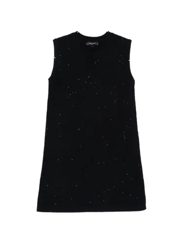 Wool Blend Short Dress - Fabiana Filippi - Modalova