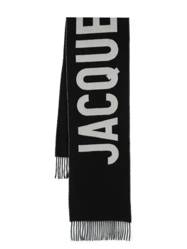 JACQUEMUS Logo Wool Scarf - JACQUEMUS - Modalova