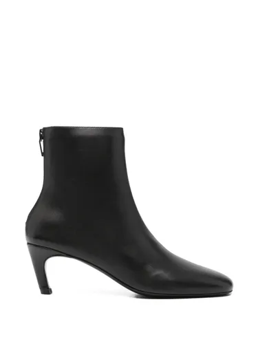 TOTEME Leather Ankle Boots - TOTEME - Modalova