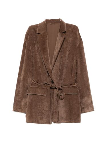 Velvet Belted Jacket - Brunello Cucinelli - Modalova