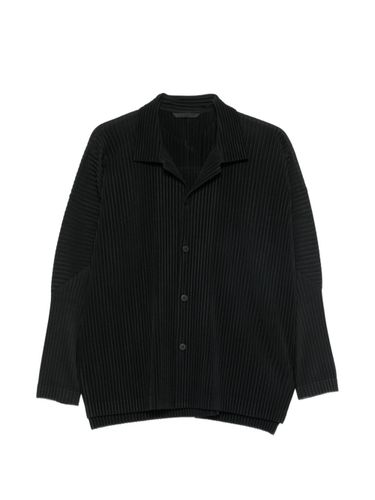 Pleated Polo Shirt - HOMME PLISSE' ISSEY MIYAKE - Modalova