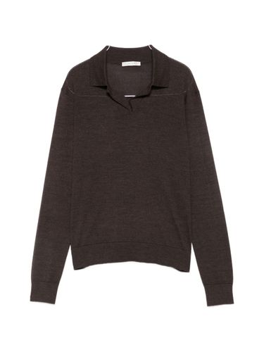 Pauli Wool And Silk Polo Sweater - The Row - Modalova