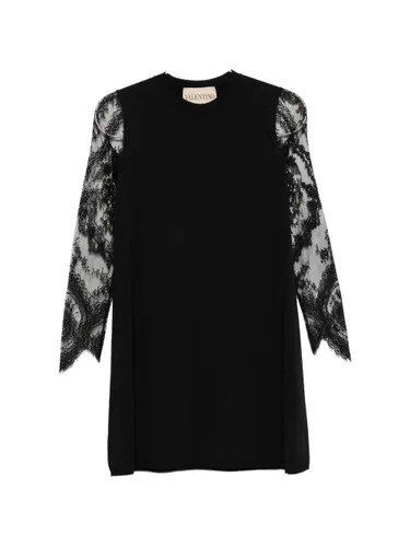 Valentino Lace Detail Mini Dress - Valentino - Modalova