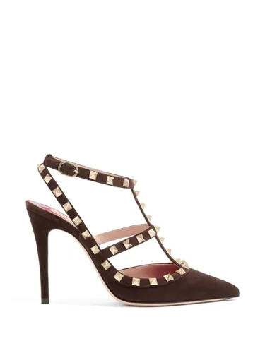 Rockstud Leather Pumps - Valentino Garavani - Modalova