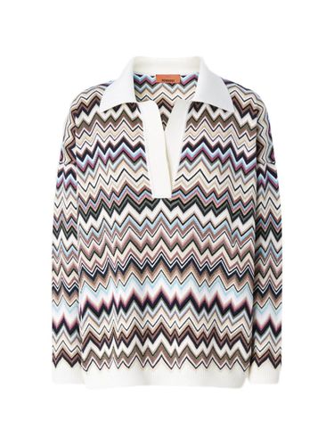 Missoni Zig Zag Motif Polo Shirt - Missoni - Modalova