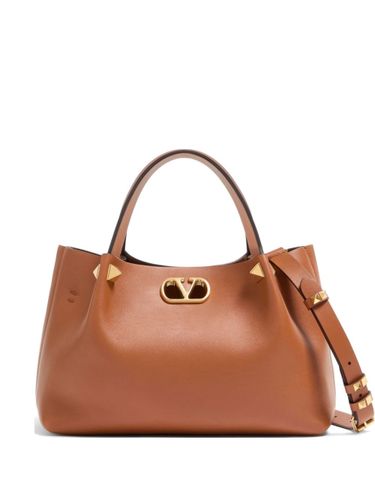 Vlogo Signature Small Leather Tote - Valentino Garavani - Modalova